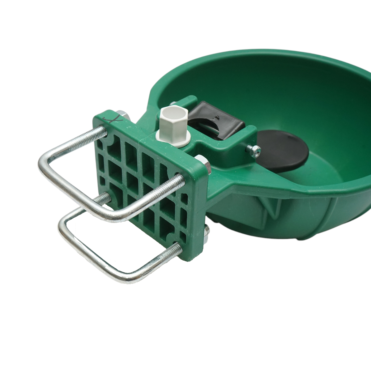 Adapatoare plastic 3L ultra rezistenta verde cu clapeta si accesorii de prindere 315x260x100mm - imagine 6