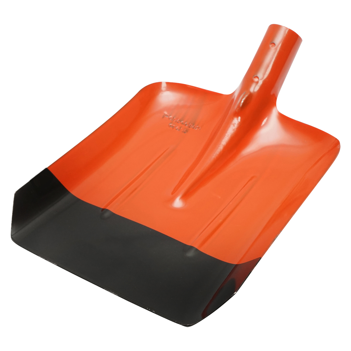 Cap de lopata din otel, rosu cu negru 230x280x370mm - imagine 4